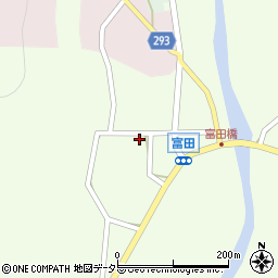兵庫県丹波市山南町小野尻富田555周辺の地図