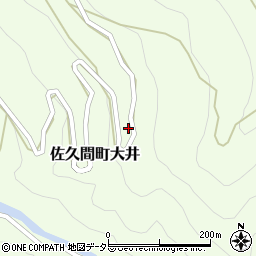 静岡県浜松市天竜区佐久間町大井1223周辺の地図