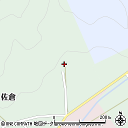 兵庫県丹波篠山市佐倉159周辺の地図