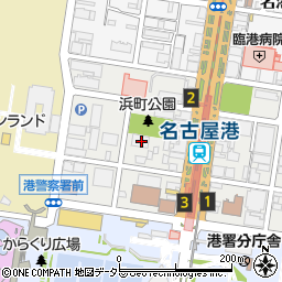 名古屋汽船株式会社周辺の地図