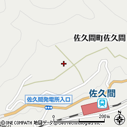 静岡県浜松市天竜区佐久間町佐久間2518周辺の地図