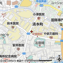 静岡県熱海市清水町13周辺の地図