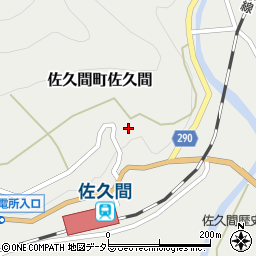 静岡県浜松市天竜区佐久間町佐久間2257周辺の地図