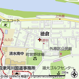 静岡県駿東郡清水町徳倉2653周辺の地図
