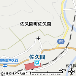 静岡県浜松市天竜区佐久間町佐久間2258-3周辺の地図