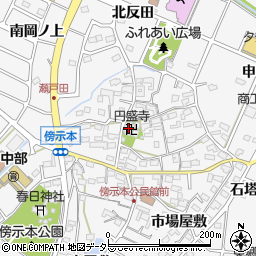 円盛寺周辺の地図