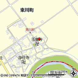 滋賀県近江八幡市東川町499周辺の地図