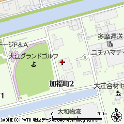 名古屋港木材倉庫株式会社　チップ工場周辺の地図
