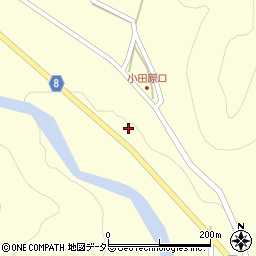 兵庫県神崎郡神河町南小田615周辺の地図