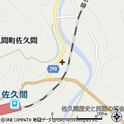 静岡県浜松市天竜区佐久間町佐久間2208周辺の地図