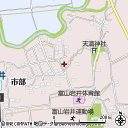 千葉県南房総市市部周辺の地図