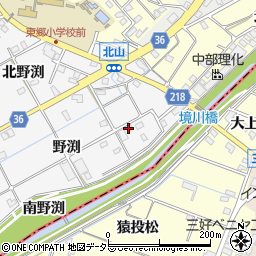 愛知県愛知郡東郷町春木野渕周辺の地図
