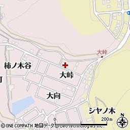 京都府南丹市園部町小山西町大峠周辺の地図