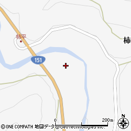 愛知県北設楽郡東栄町中設楽甫木周辺の地図