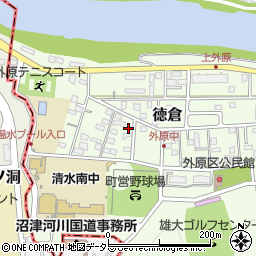 静岡県駿東郡清水町徳倉2661周辺の地図