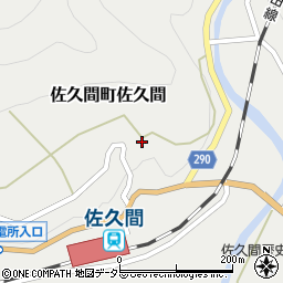 静岡県浜松市天竜区佐久間町佐久間2243周辺の地図