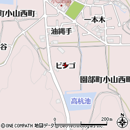 京都府南丹市園部町小山西町ビンゴ周辺の地図