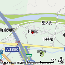 京都府南丹市八木町室河原上持尾周辺の地図