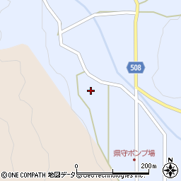兵庫県丹波篠山市県守1083周辺の地図