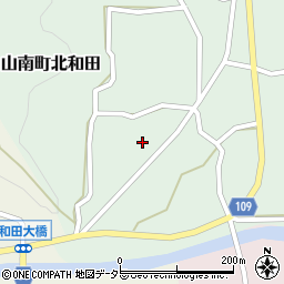 兵庫県丹波市山南町北和田1053周辺の地図