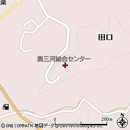 愛知県奥三河総合センター周辺の地図