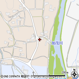 岡山県津山市草加部1392-1周辺の地図