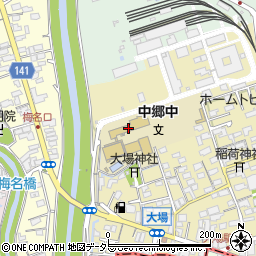三島市立中郷中学校周辺の地図