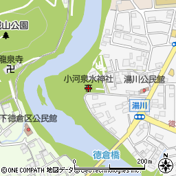 小河泉水神社周辺の地図