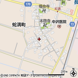 滋賀県東近江市蛇溝町740周辺の地図