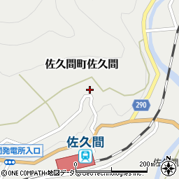 静岡県浜松市天竜区佐久間町佐久間2229周辺の地図