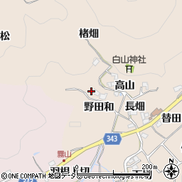 愛知県豊田市霧山町野田和38周辺の地図