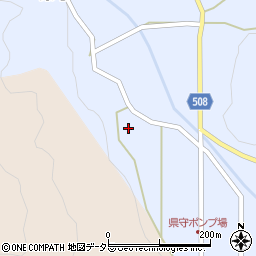 兵庫県丹波篠山市県守1020周辺の地図