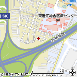 滋賀県東近江市中小路町624周辺の地図