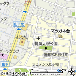 ユニーブルマンション松が根台周辺の地図