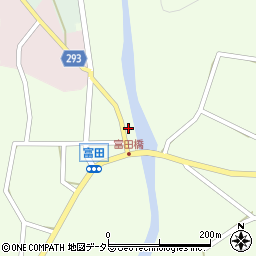 兵庫県丹波市山南町小野尻富田1455-1周辺の地図