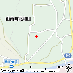 兵庫県丹波市山南町北和田1516周辺の地図