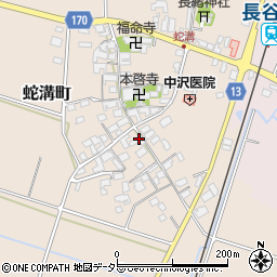 滋賀県東近江市蛇溝町743周辺の地図