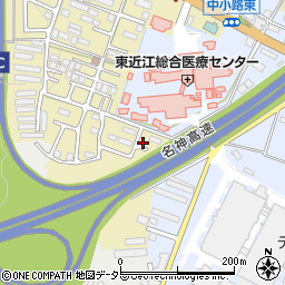 滋賀県東近江市中小路町619周辺の地図