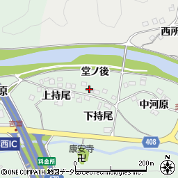 京都府南丹市八木町室河原堂ノ後周辺の地図