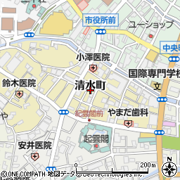静岡県熱海市清水町11-12周辺の地図