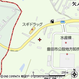 豊田東郷線周辺の地図