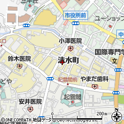 静岡県熱海市清水町12-13周辺の地図