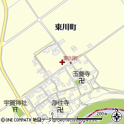 滋賀県近江八幡市東川町335周辺の地図