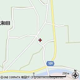 兵庫県丹波市山南町北和田244周辺の地図