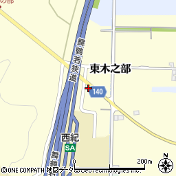 兵庫県丹波篠山市東木之部7-2周辺の地図