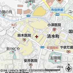 静岡県熱海市清水町16周辺の地図