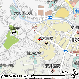静岡県熱海市清水町24周辺の地図