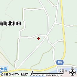 兵庫県丹波市山南町北和田209周辺の地図