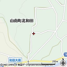 兵庫県丹波市山南町北和田1058周辺の地図
