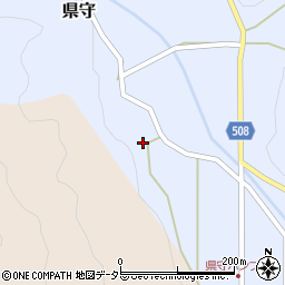 兵庫県丹波篠山市県守1033周辺の地図